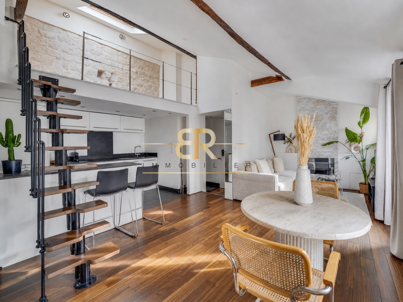 Paris 13e - 52m² - 2p. - 1ch.