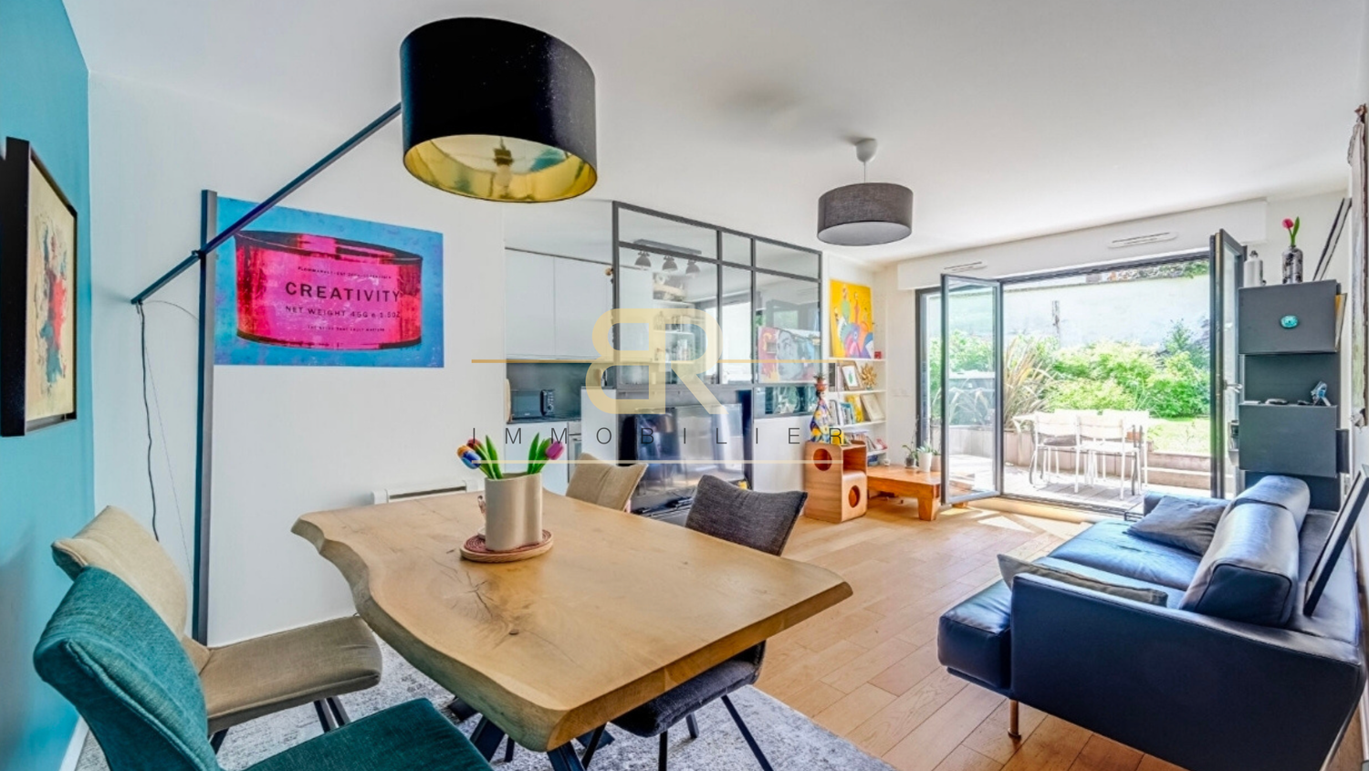 Asnieres-sur-Seine - 60m² - 3p. - 2ch.